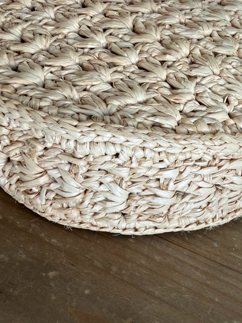 Celine Natural Woven Classic Panier Hobo Bag in raffia and calfskin - Picture 8 of 16